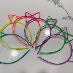 New, unworn Cat ears headbands